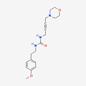 1-(4-Methoxyphenethyl)-3-(4-morpholinobut-2-yn-1-yl)urea