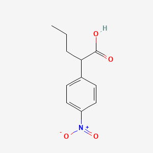 molecular formula C11H13NO4 B2426672 2-(4-nitrophenyl)pentanoic Acid CAS No. 110728-99-9