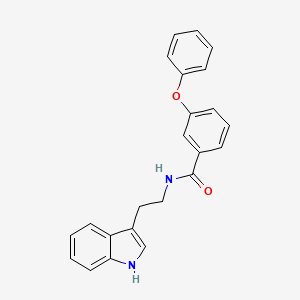 N-[2-(1H-indol-3-yl)ethyl]-3-phenoxybenzamide