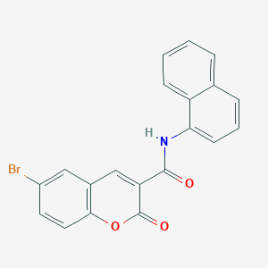6-bromo-N-(naphthalen-1-yl)-2-oxo-2H-chromene-3-carboxamide
