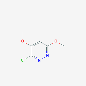 molecular formula C6H7ClN2O2 B2426781 3-Chloro-4,6-dimethoxypyridazine CAS No. 17285-24-4
