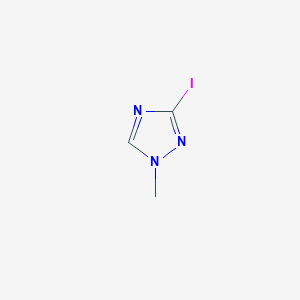 molecular formula C3H4IN3 B2426803 3-iodo-1-methyl-1H-1,2,4-triazole CAS No. 55847-41-1