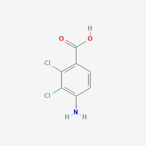 molecular formula C7H5Cl2NO2 B2426808 4-氨基-2,3-二氯苯甲酸 CAS No. 34263-51-9