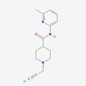 molecular formula C15H19N3O B2426828 N-(6-methylpyridin-2-yl)-1-prop-2-ynylpiperidine-4-carboxamide CAS No. 1389272-04-1