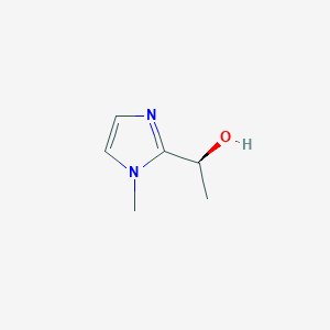molecular formula C6H10N2O B2426835 (1S)-1-(1-Methylimidazol-2-yl)ethanol CAS No. 1568062-65-6