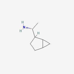 molecular formula C8H15N B2426837 (1R)-1-(2-Bicyclo[3.1.0]hexanyl)ethanamine CAS No. 2248213-22-9