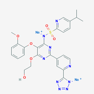 molecular formula C19H11Cl3N2O4S B242684 Tezosentan disodium CAS No. 180384-58-1