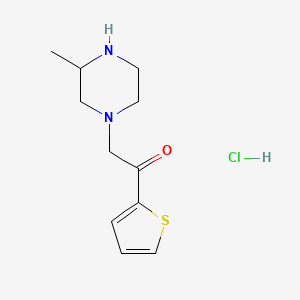 2-(3-Methylpiperazin-1-yl)-1-(thiophen-2-yl)ethanone hydrochloride