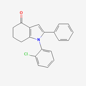1-(2-chlorophenyl)-2-phenyl-1,5,6,7-tetrahydro-4H-indol-4-one