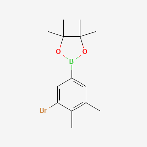 2-(3-Bromo-4,5-dimethylphenyl)-4,4,5,5-tetramethyl-1,3,2-dioxaborolane