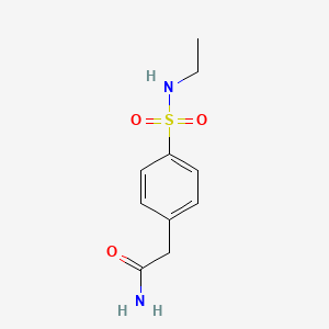 2-[4-(Ethylsulfamoyl)phenyl]acetamide