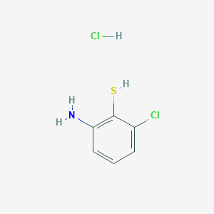 2-Amino-6-chlorobenzene-1-thiol hydrochloride