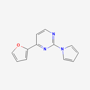 4-(2-furyl)-2-(1H-pyrrol-1-yl)pyrimidine