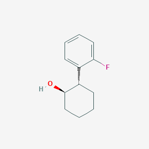 (1R,2S)-2-(2-Fluorophenyl)cyclohexan-1-ol