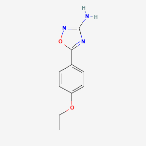 molecular formula C10H11N3O2 B2426977 5-(4-Ethoxyphenyl)-1,2,4-oxadiazol-3-amine CAS No. 1092341-51-9
