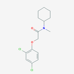 molecular formula C15H19Cl2NO2 B2426999 N-cyclohexyl-2-(2,4-dichlorophenoxy)-N-methylacetamide CAS No. 200058-38-4