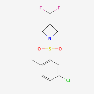 1-((5-Chloro-2-methylphenyl)sulfonyl)-3-(difluoromethyl)azetidine