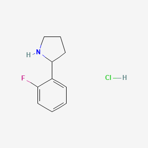 2-(2-Fluorophenyl)pyrrolidine hydrochloride