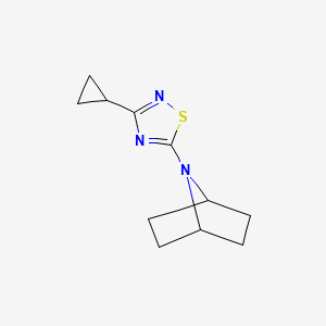 5-(7-Azabicyclo[2.2.1]heptan-7-yl)-3-cyclopropyl-1,2,4-thiadiazole
