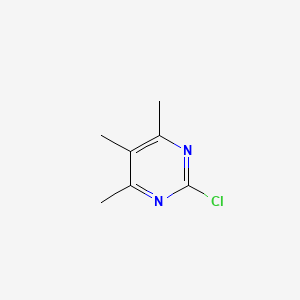 molecular formula C7H9ClN2 B2427137 2-Chloro-4,5,6-trimethylpyrimidine CAS No. 24307-77-5