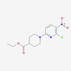 Ethyl 1-(6-chloro-5-nitropyridin-2-yl)piperidine-4-carboxylate