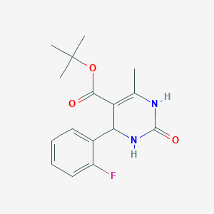 Tert-butyl 4-(2-fluorophenyl)-6-methyl-2-oxo-1,2,3,4-tetrahydropyrimidine-5-carboxylate