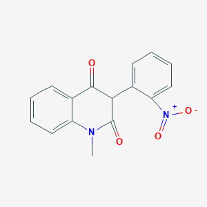 1-methyl-3-(2-nitrophenyl)quinoline-2,4(1H,3H)-dione