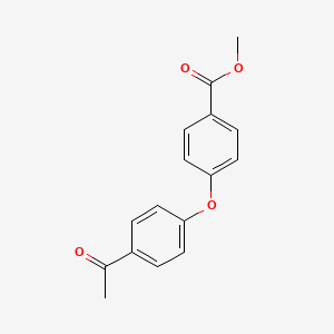 molecular formula C16H14O4 B2427232 Methyl 4-(4-acetylphenoxy)benzoate CAS No. 1477643-85-8