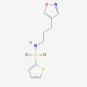 N-(3-(isoxazol-4-yl)propyl)thiophene-2-sulfonamide