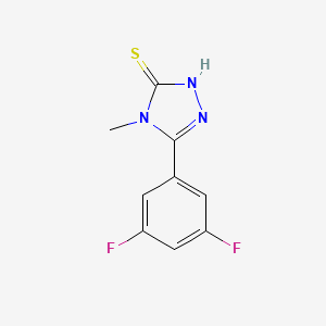 5-(3,5-Difluoro-phenyl)-4-methyl-2,4-dihydro-[1,2,4]triazole-3-thione