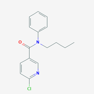 N-butyl-6-chloro-N-phenylpyridine-3-carboxamide