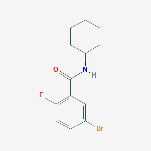 5-bromo-N-cyclohexyl-2-fluorobenzamide