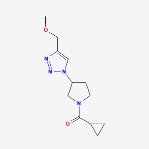 1-(1-cyclopropanecarbonylpyrrolidin-3-yl)-4-(methoxymethyl)-1H-1,2,3-triazole