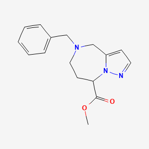 Methyl 5-Benzyl-5,6,7,8-Tetrahydro-4H-Pyrazolo[1,5-A][1,4]Diazepine-8-Carboxylate