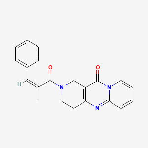 (Z)-2-(2-methyl-3-phenylacryloyl)-3,4-dihydro-1H-dipyrido[1,2-a:4',3'-d]pyrimidin-11(2H)-one