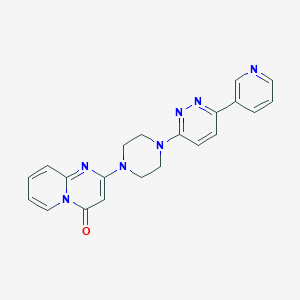 2-{4-[6-(pyridin-3-yl)pyridazin-3-yl]piperazin-1-yl}-4H-pyrido[1,2-a]pyrimidin-4-one