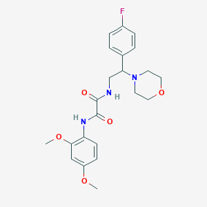 N1-(2,4-dimethoxyphenyl)-N2-(2-(4-fluorophenyl)-2-morpholinoethyl)oxalamide