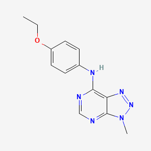 molecular formula C13H14N6O B2427532 N-(4-ethoxyphenyl)-3-methyl-3H-[1,2,3]triazolo[4,5-d]pyrimidin-7-amine CAS No. 899953-90-3