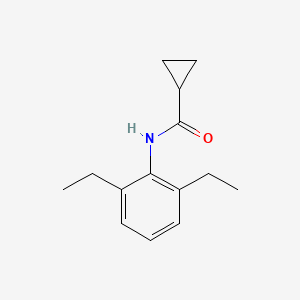 B2427628 N-(2,6-diethylphenyl)cyclopropanecarboxamide CAS No. 23745-10-0
