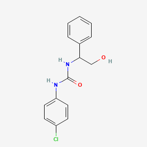 1-(4-Chlorophenyl)-3-(2-hydroxy-1-phenylethyl)urea