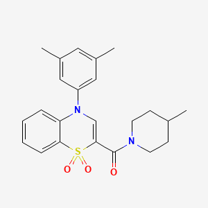 N-[4-(4-phenyl-1,3-oxazol-2-yl)phenyl]-N'-[2-(trifluoromethyl)phenyl]urea