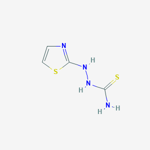 molecular formula C4H6N4S2 B2427672 噻唑基硫脲 CAS No. 1092296-19-9