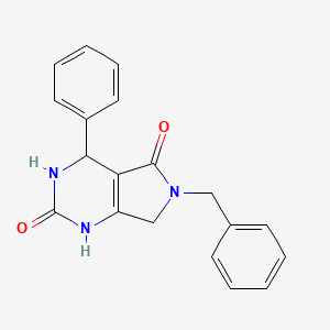 6-benzyl-4-phenyl-3,4,6,7-tetrahydro-1H-pyrrolo[3,4-d]pyrimidine-2,5-dione
