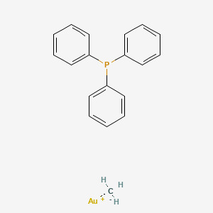 molecular formula C19H19AuP B2427696 Methyl(triphenylphosphine)gold(I) CAS No. 23108-72-7