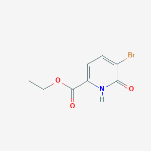 molecular formula C8H8BrNO3 B2427715 Ethyl 5-bromo-6-hydroxypicolinate CAS No. 1214346-74-3; 1214347-24-6
