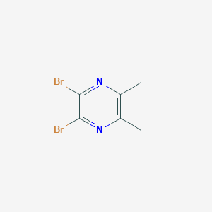molecular formula C6H6Br2N2 B2427721 2,3-Dibromo-5,6-dimethylpyrazine CAS No. 98142-06-4