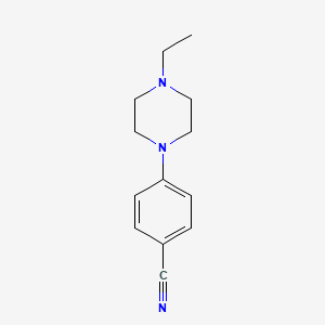 molecular formula C13H17N3 B2427755 4-(4-Ethylpiperazino)benzonitrile CAS No. 186650-78-2