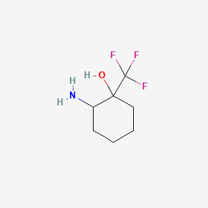 2-Amino-1-(trifluoromethyl)cyclohexan-1-ol