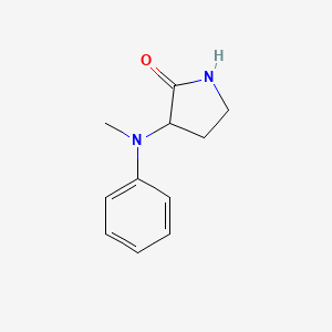 3-(Methyl(phenyl)amino)pyrrolidin-2-one
