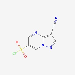 3-Cyanopyrazolo[1,5-a]pyrimidine-6-sulfonyl chloride